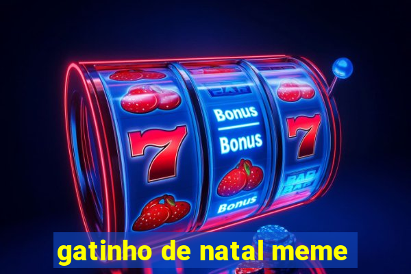 gatinho de natal meme